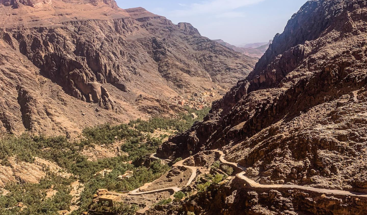 Racing through the Atlas Mountains